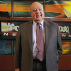 El expresidente del canal de noticias Fox, Roger Ailes, en el estudio de Fox News.-AP / JIM COOPER