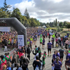 Los atletas invadieron el Paseo Sierra de Atapuerca. En la imagen, el momento previo a la salida de la IV edición de la Smurfit Kappa Run-Israel L. Murillo