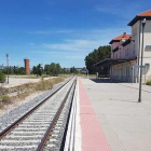 El tramo de la línea más cercano a Aranda está en mejores condiciones que el que discurre por la sierra.-L.V.