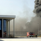 Incendio en la fábrica Composites Avanzados, en Arévalo-Ical