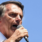 El candidato de ultraderecha de Brasil, Jair Bolsonaro, apuñalado-EVARISTO SA