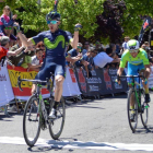 Carlos Barbero celebra su triunfo en la Vuelta a Madrid.-