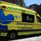 La pareja fue trasladada en ambulancia al HUBU. ECB