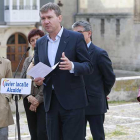 Javier Lacalle en un momento de su intervención en La Llana de Afuera.-RAÚL G. OCHOA