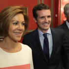María Dolores de Cospedal y Pablo Casado.-ZIPI