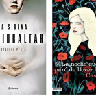 Portadas de las obras de Leandro Pérez y Laura Castañón.-ECB