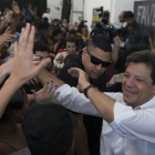 Fernando Haddad, candidato a la presidencia de Brasil por el partido de los trabajadores.-AP