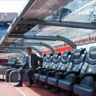 Valverde, en el banquillo del Camp Nou.-JORDI COTRINA