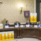 Un momento de la jornada de ayer, celebrado en el Salón de Plenos de la Diputación de Burgos.-S. O.