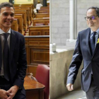 Los presidentes Pedro Sánchez y Quim Torra-