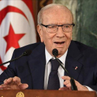 Beji Caid Essebi, presidente de Túnez.-FETHI BELAID (AFP)