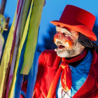 Don Carnal, en pleno Gran Desfile de Carnaval Burgos 2023. SANTI OTERO