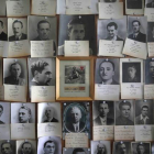 Retratos de algunos de los muertos en el museo del campo de exterminio nazi de Mauthausen.-EFE / PACO CAMPOS