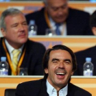 José María Aznar, en el 15º congreso del PP, el 3 de octubre del 2004.-AFP / PIERRE-PHILIPPE MARCOU