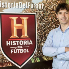 El exfutbolista Fernando Morientes, durante la presentación de Historia del Fútbol.-EL PERIÓDICO