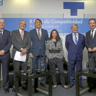 Antonio Alastuey (Renault), José Ignacio Nicolás-Correa (APD), José María Ribot (Junta), Morisi Cabezas (Telefónica), Javier Cuesta (Correos) y José Manuel Bilbao (CaixaBank)-ICAL