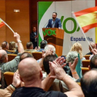 Santiago Abascal, en un acto reciente de su partido en Bilbao.-EFE MIGUEL TONA