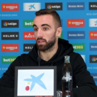 Darder, en la rueda de prensa de este miércoles.-RCDE