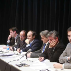 La directiva que preside Barriocanal, durante la última asamblea de socios-Raúl G. Ochoa