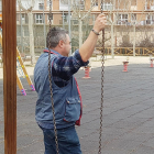 El padre confiesa que la vida en Aranda para la familia no es fácil-L. V.