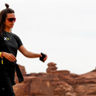 Cristina Gutiérrez, con los colores del equipo X44 en Arabia Saudí. @TEAMX44