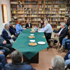 Imagen de la reunión de Llop con los alcaldes de la Ribera. ECB