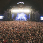 El concierto de Izal el sábado por la noche se convirtió en uno de los más multitudinarios de esta edición.-Rodrigo Mena-Sonorama Ribera