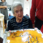 Eulalia Rey de Miguel el pasado 10 de diciembre, el día que celebró su 101 cumpleaños en Los Royales.