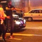 Piqué, durante su incidente con la Guardia Urbana, el pasado 13 de octubre en el Port Olímpic.-Foto: TWITTER