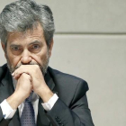 El presidente del CGPJ y del Tribunal Supremo, Carlos Lesmes.-ANDREU DALMAU