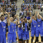 Los jugadores del San Pablo celebran una victoria.-SANTI OTERO