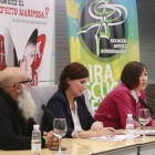 Antonio Oñate, Miriam Erviti, María Gutiérrez y Jorge Simón durante la presentación de la campaña.-RAÚL OCHOA