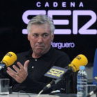 Carlo Ancelotti, en los estudios de la Cadena Ser.-Foto: CADENA SER
