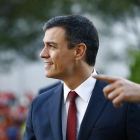 El candidato por el PSOE a la presidencia del Gobierno, Pedro Sánchez.-EFE/J.P.GANDUL