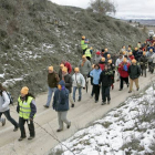 Una de las actuaciones que llevan a cabo es una marcha para visitar los yacimientos arqueológicos de Atapuerca.-SANTI OTERO