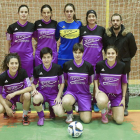Imagen de la plantilla del Teyco Informática, que ocupa la segunda posición en el torneo femenino-Raúl G. Ochoa