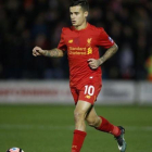 Philippe Coutinho brillará en Liverpool hasta el 2022.-REUTERS / PAUL CHILDS