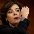 Soraya Sáenz de Santamaría, en una imagen de archivo.-/ JUAN MANUEL PRATS