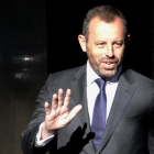 Rosell, en la Audiencia Nacional por el caso Neymar en julio del 2014.-MAYA BALANYÀ