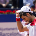 Novak Djokovic, en su derrota.-/ JORDI COTRINA
