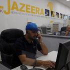 Oficina de Al Jazira en Jerusalén.-REUTERS / AMMAR AWAD