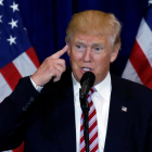 Donald Trump, durante la convención republicana de Cleveland, el 22 de julio.-REUTERS / CARLO ALLEGRI