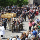 Un momento de la procesión en el entorno de Las Huelgas.-ISRAEL L. MURILLO