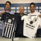 Ramiro Mayor y Carlos Ramos fueron presentados oficialmente ayer como jugadores del Burgos CF.-BCF