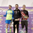 Podio de honor absoluto masculino.-ECB