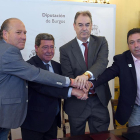 Ángel Citores, César Rico, Miguel Ángel Benavente y Pablo Dionisio Fraile.-ICAL
