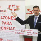 De la Rosa escogió la sede socialista para su balance.-RAÚL OCHOA
