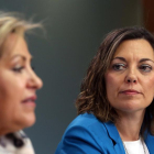 La vicepresidenta y portavoz de la Junta de Castilla y León, Rosa Valdeón, comparece en rueda de prensa posterior al Consejo de Gobierno junto a la consejera de Agricultura, Milagros Marcos-ICAL