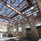 La estación sigue con las obras de remodelación.-ISRAEL L. MURILLO