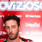 El italiano Andrea Dovizioso (Ducati), subcampeón del mundo de MotoGP, descansa en su boxe de Sepang (Malasia)-ALEJANDRO CERESUELA